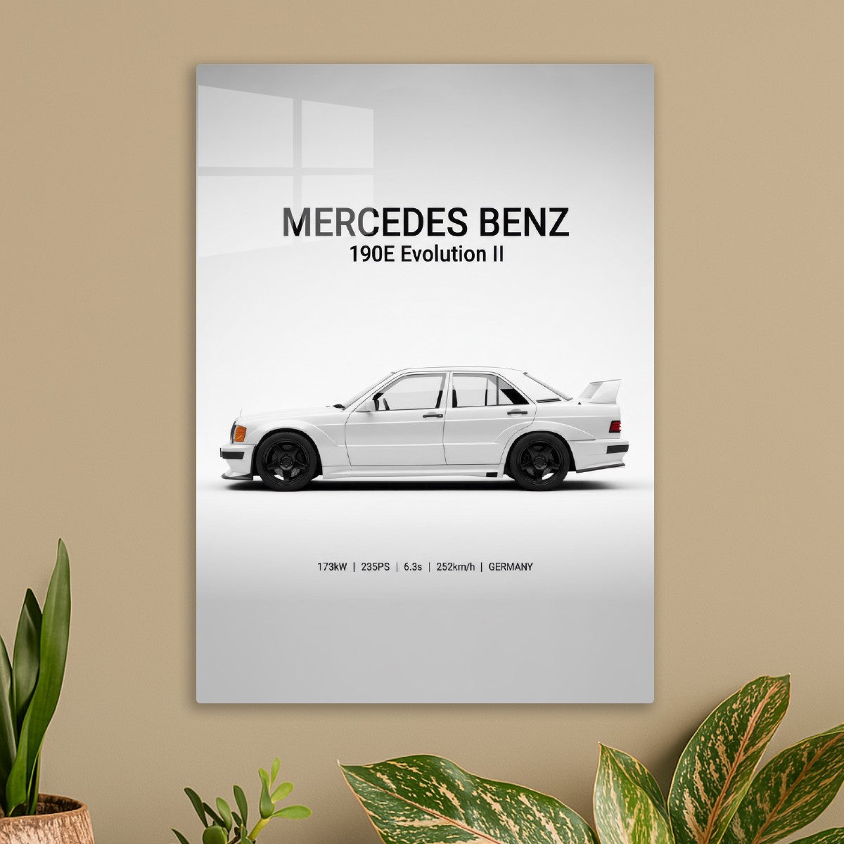 Mercedes 190E evo II white 