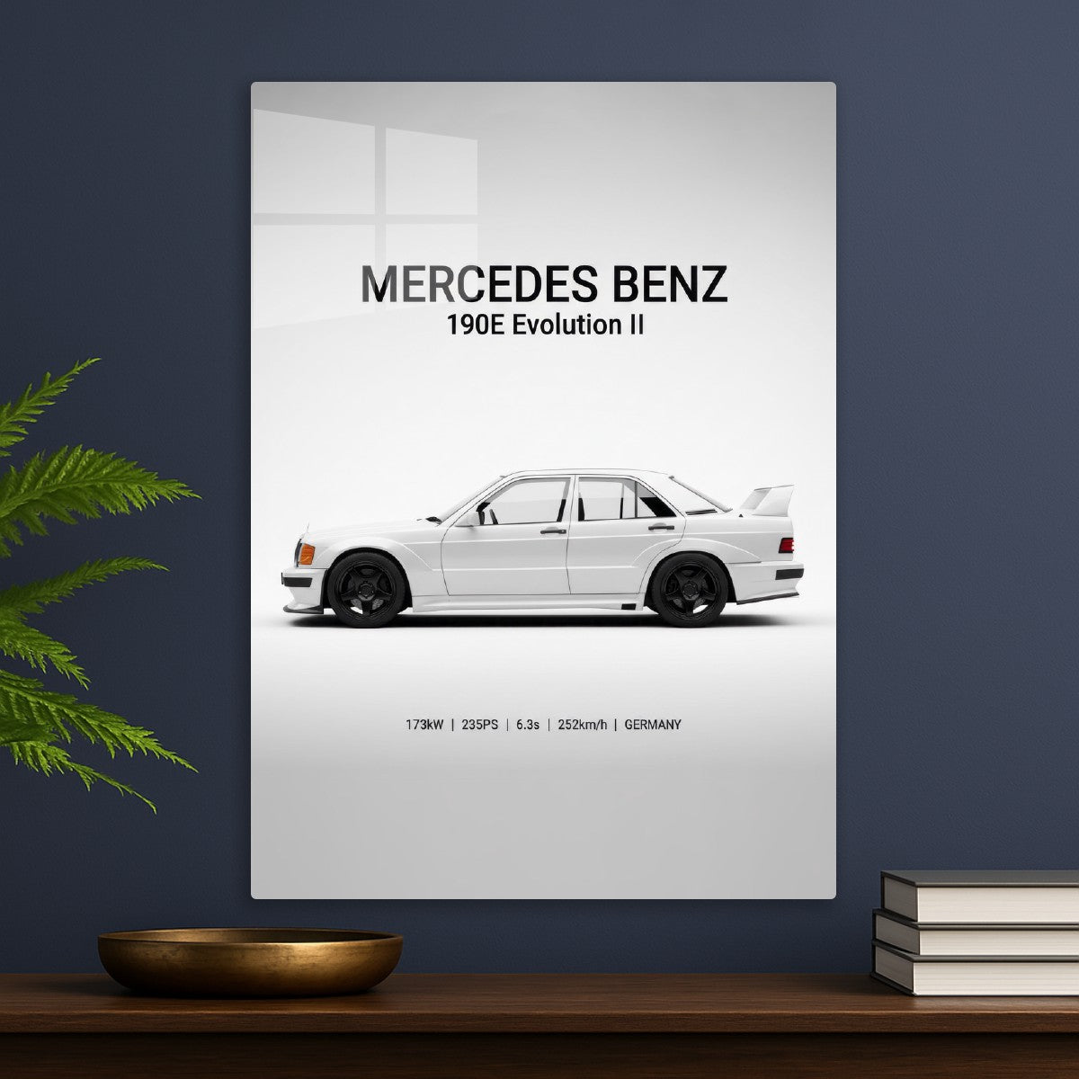 Mercedes 190E evo II white 