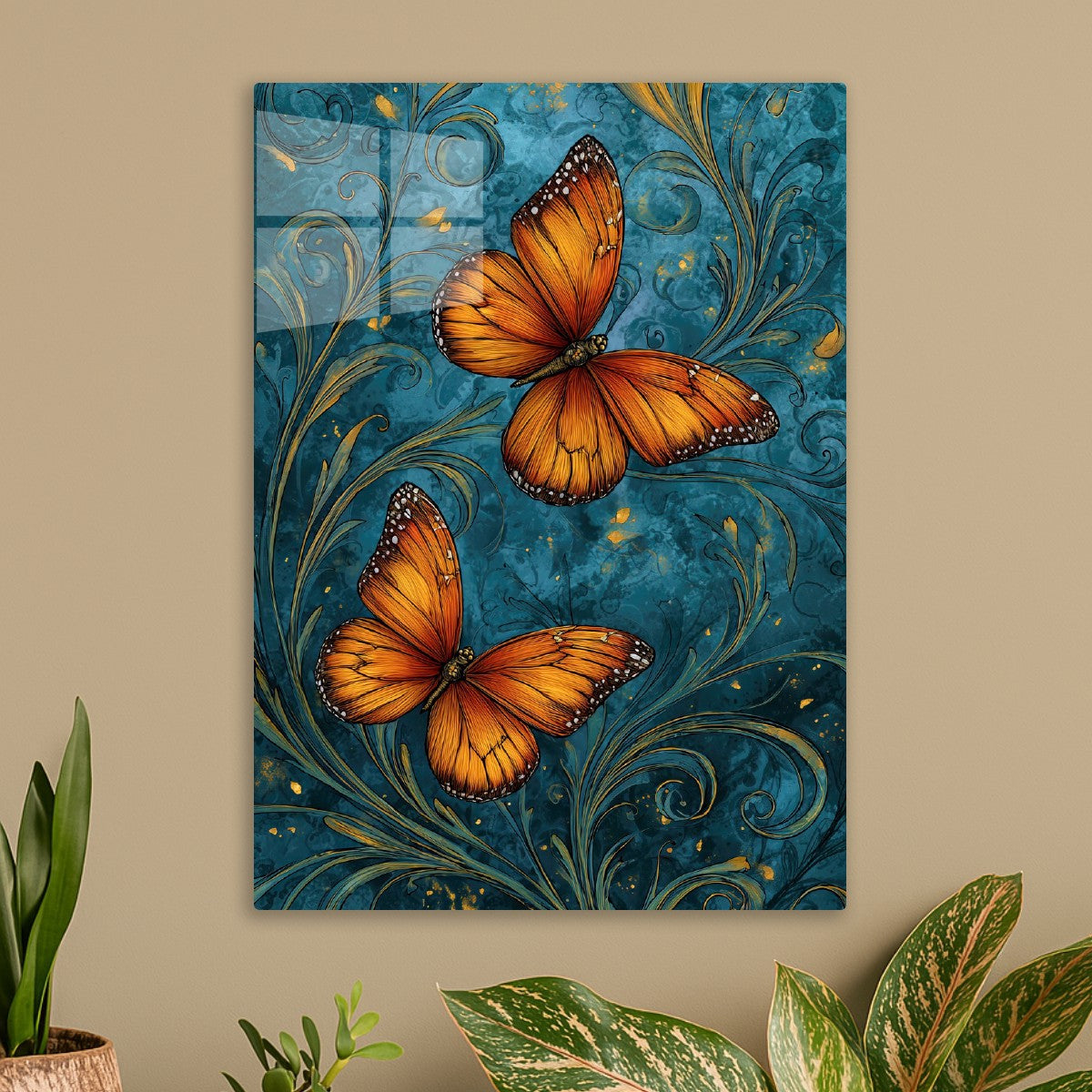 Orange Butterflies