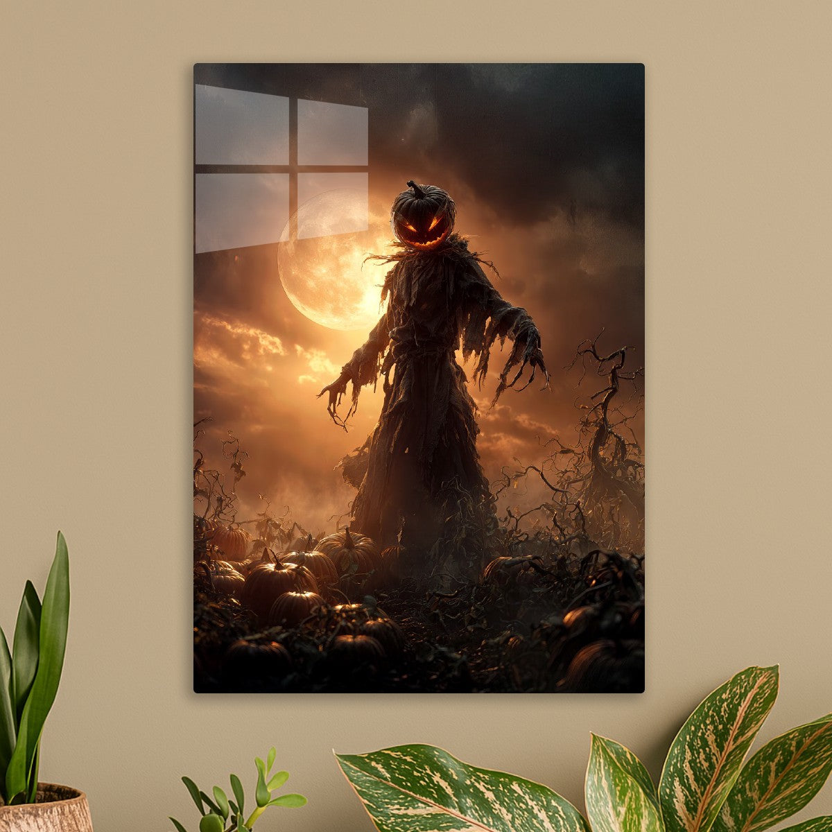 Pumpkin Headed Scarecrow