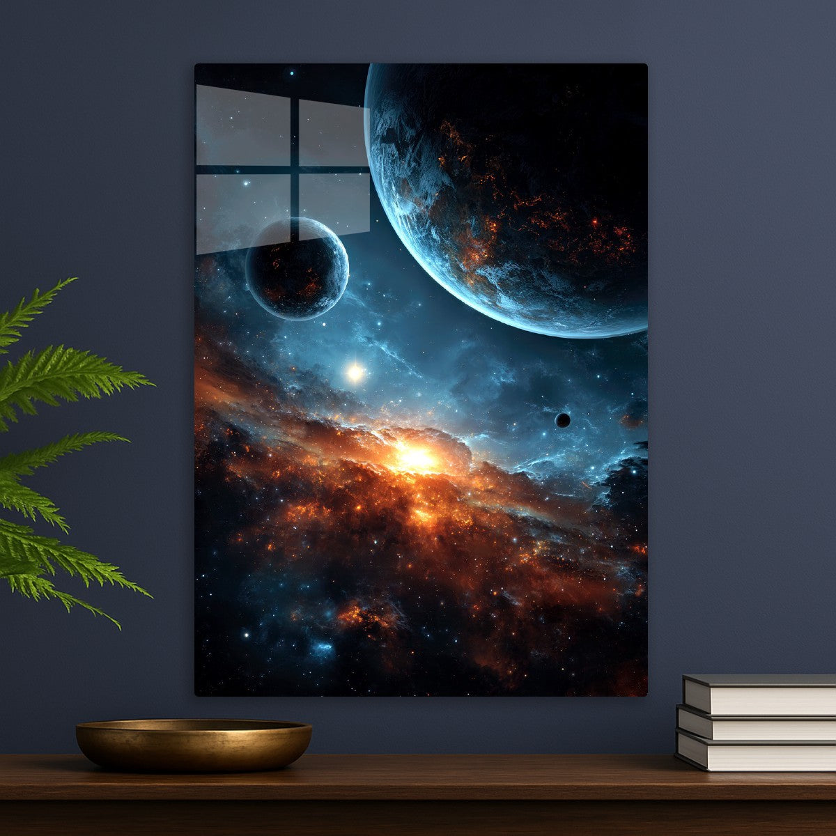 Deep Space Planets Nebula