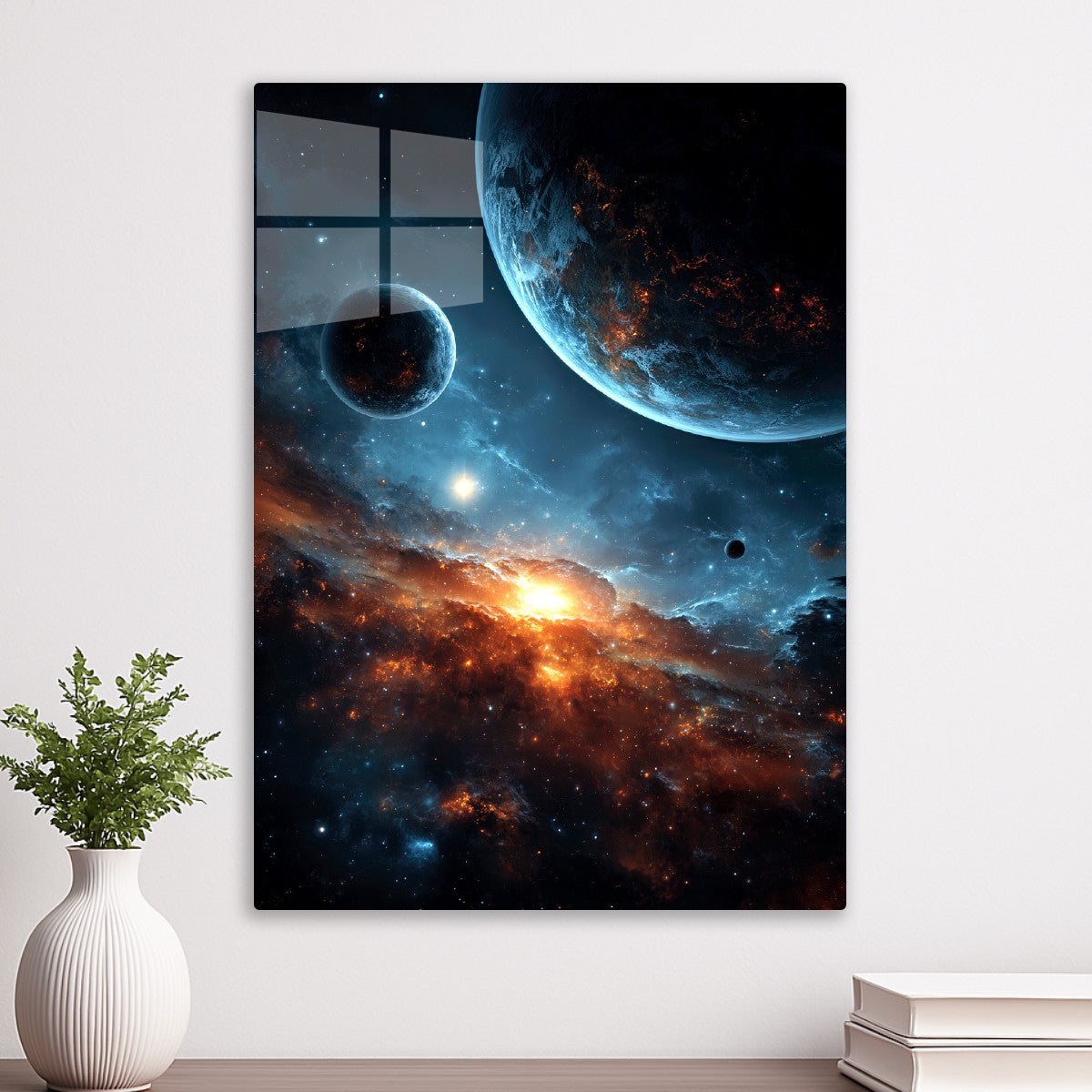 Deep Space Planets Nebula