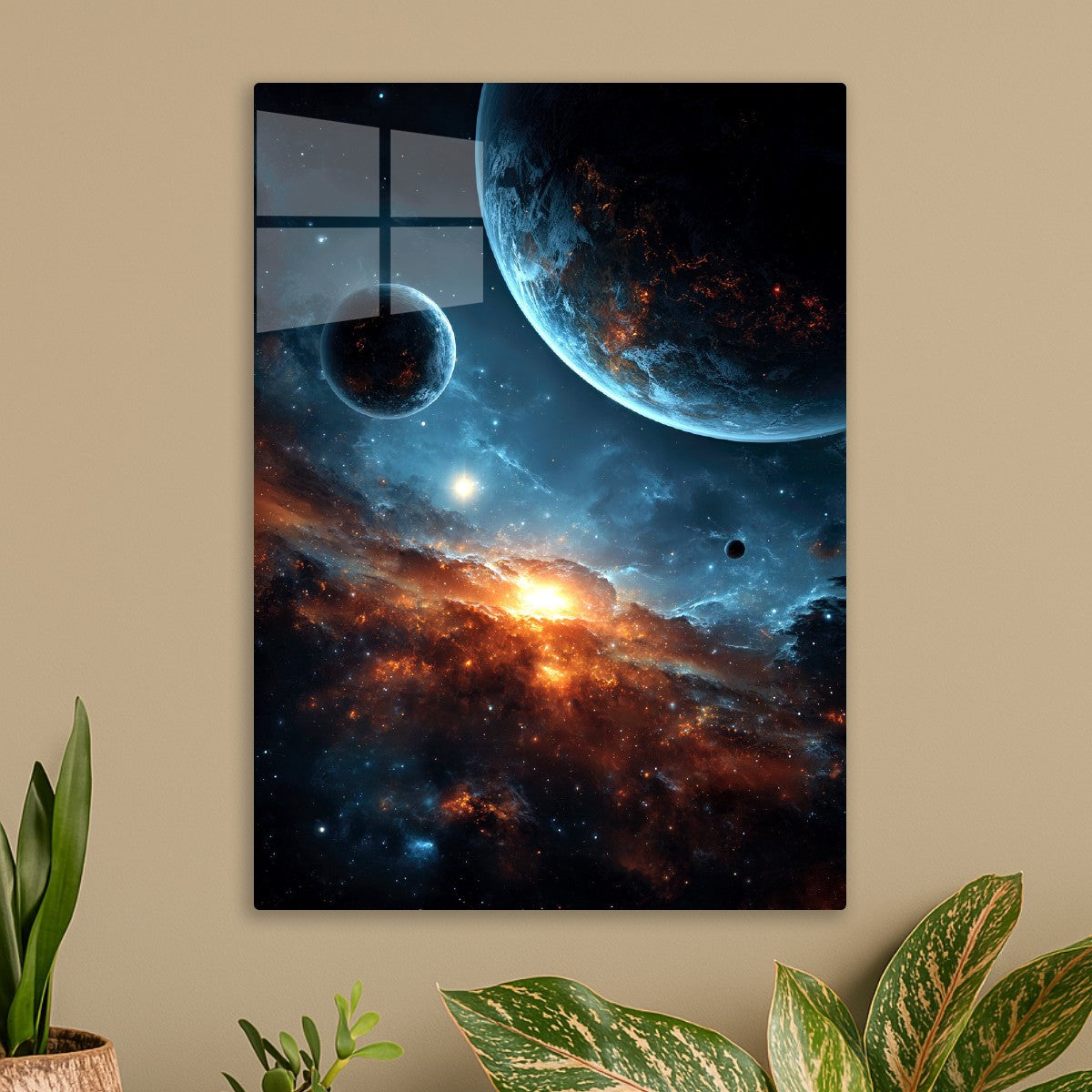 Deep Space Planets Nebula