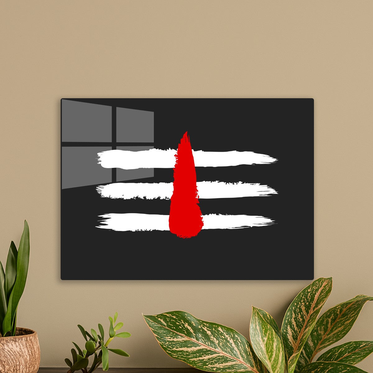 Shiva Mahadev Red Tilak Maha Shivratri