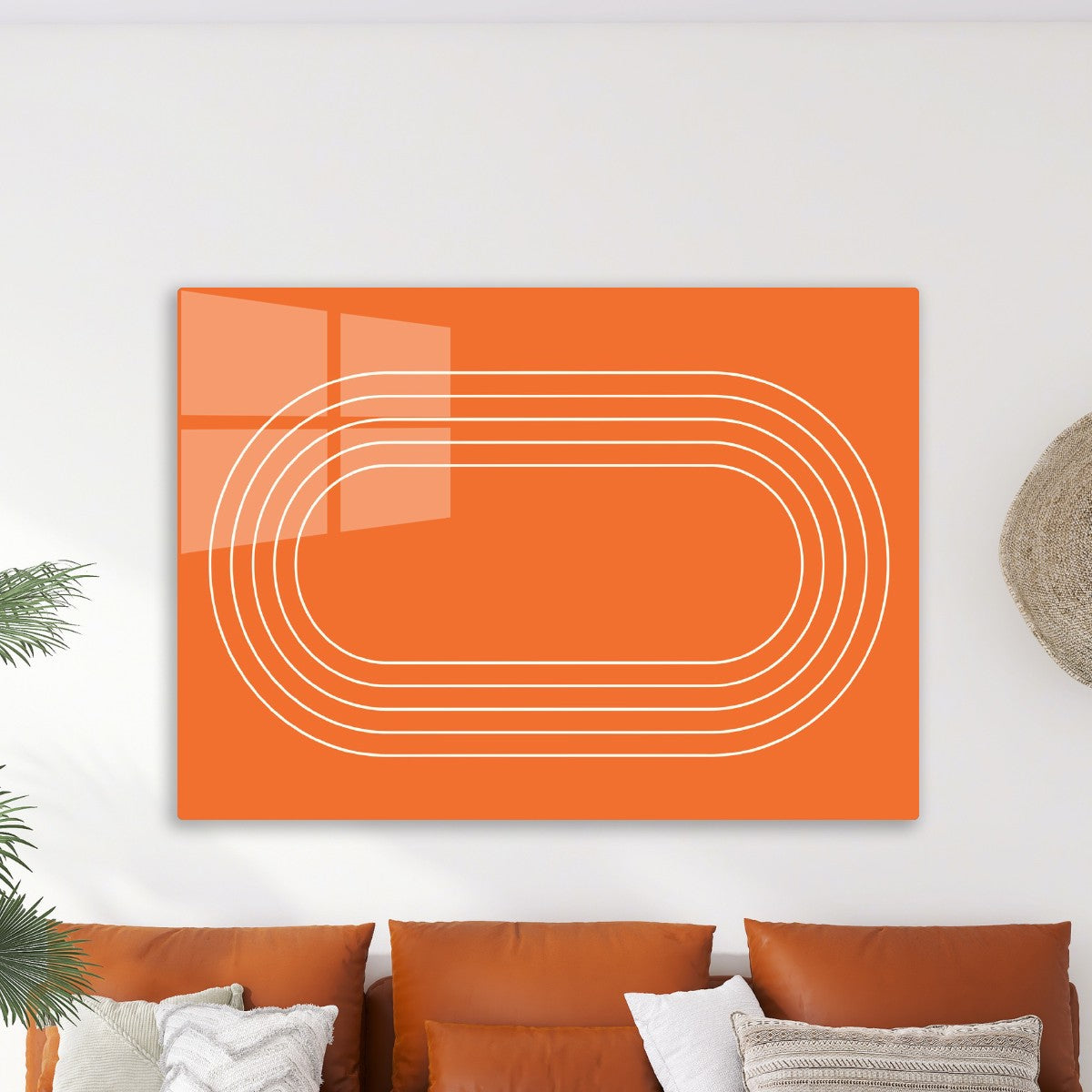 Oval Athlete Running Track