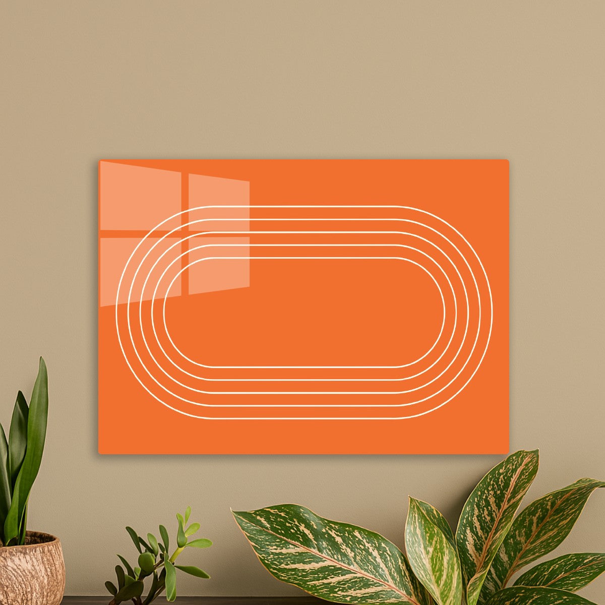 Oval Athlete Running Track