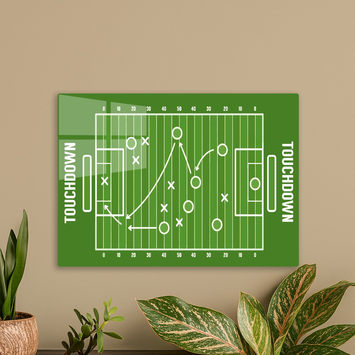 American Football Tactics Art