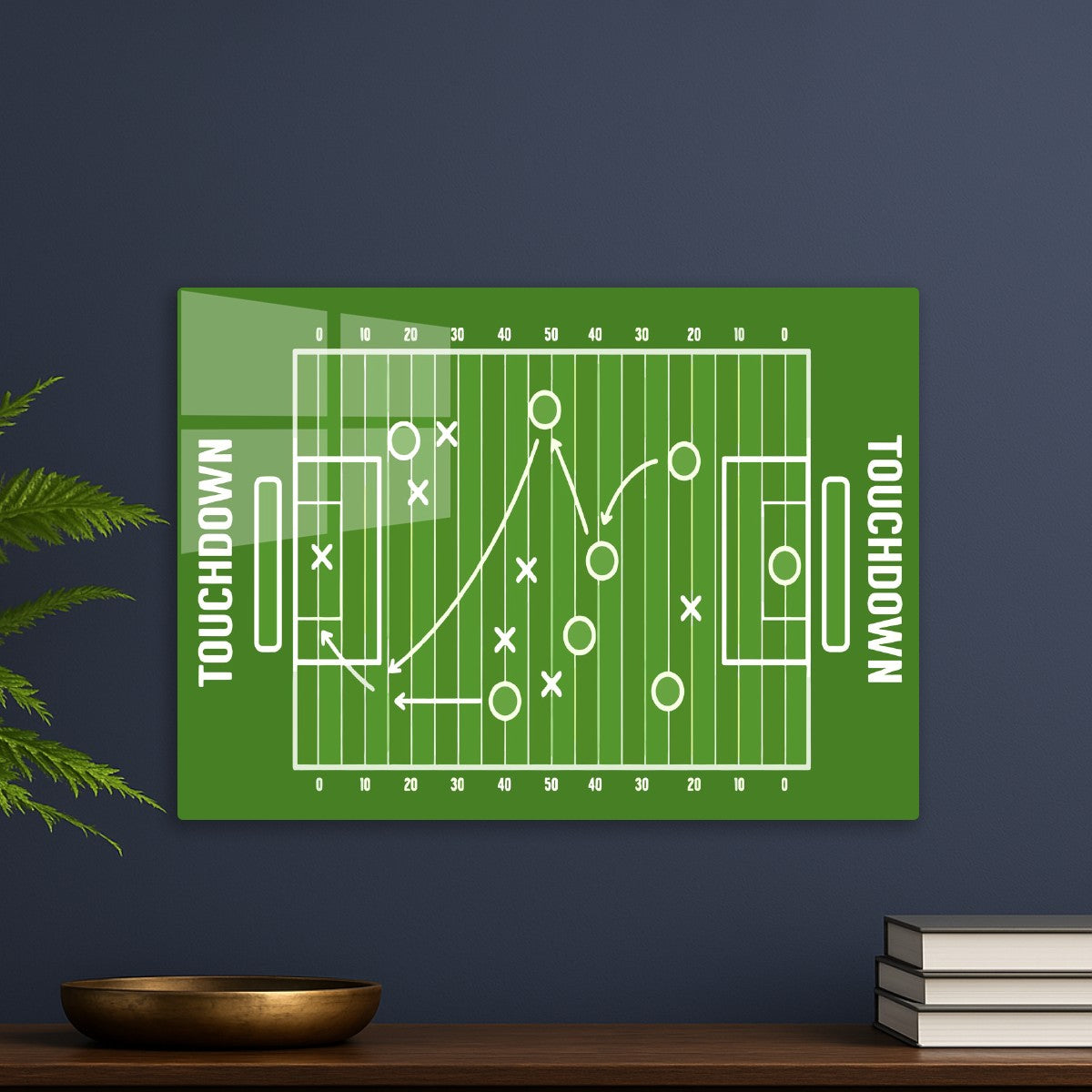 American Football Tactics Art