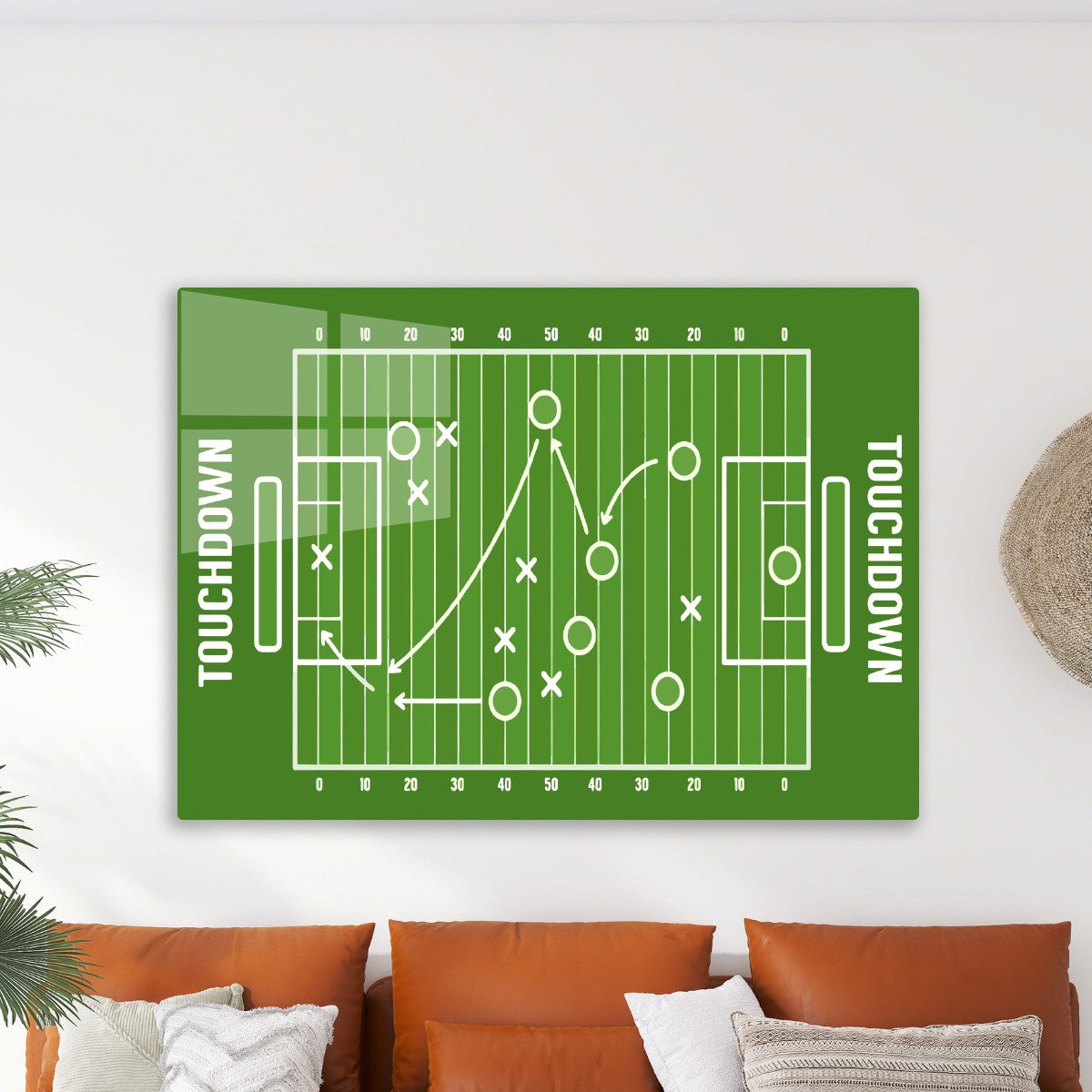 American Football Tactics Art
