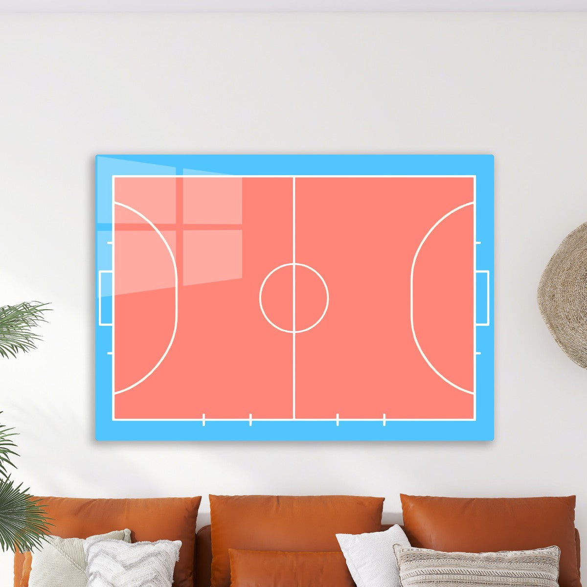 Colorful Futsal Court Layout
