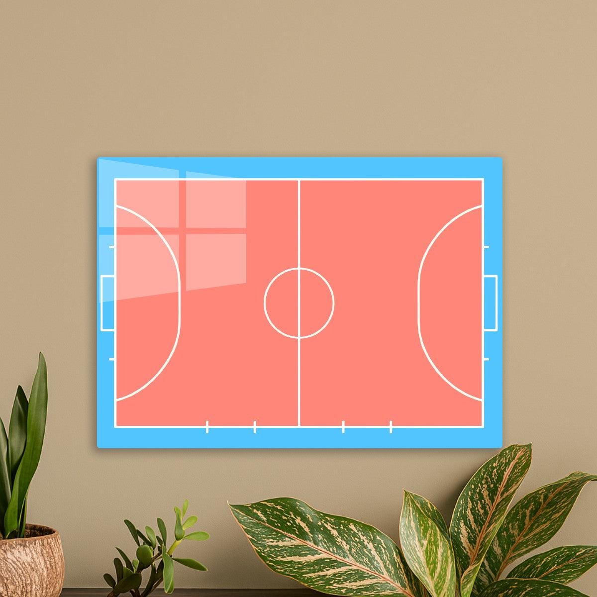 Colorful Futsal Court Layout