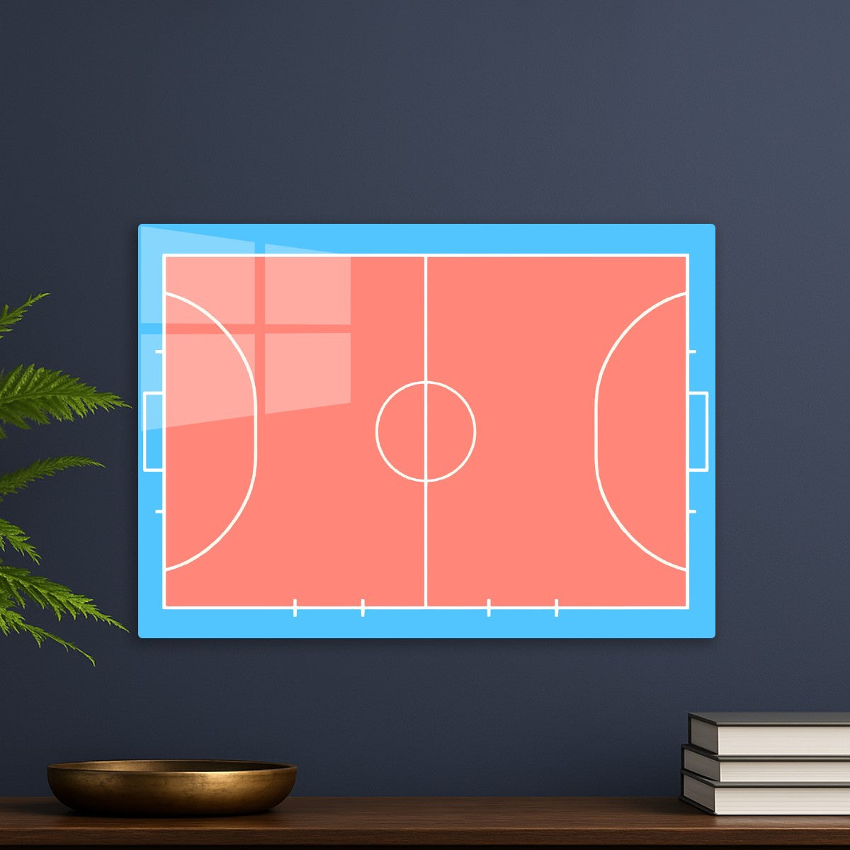Colorful Futsal Court Layout