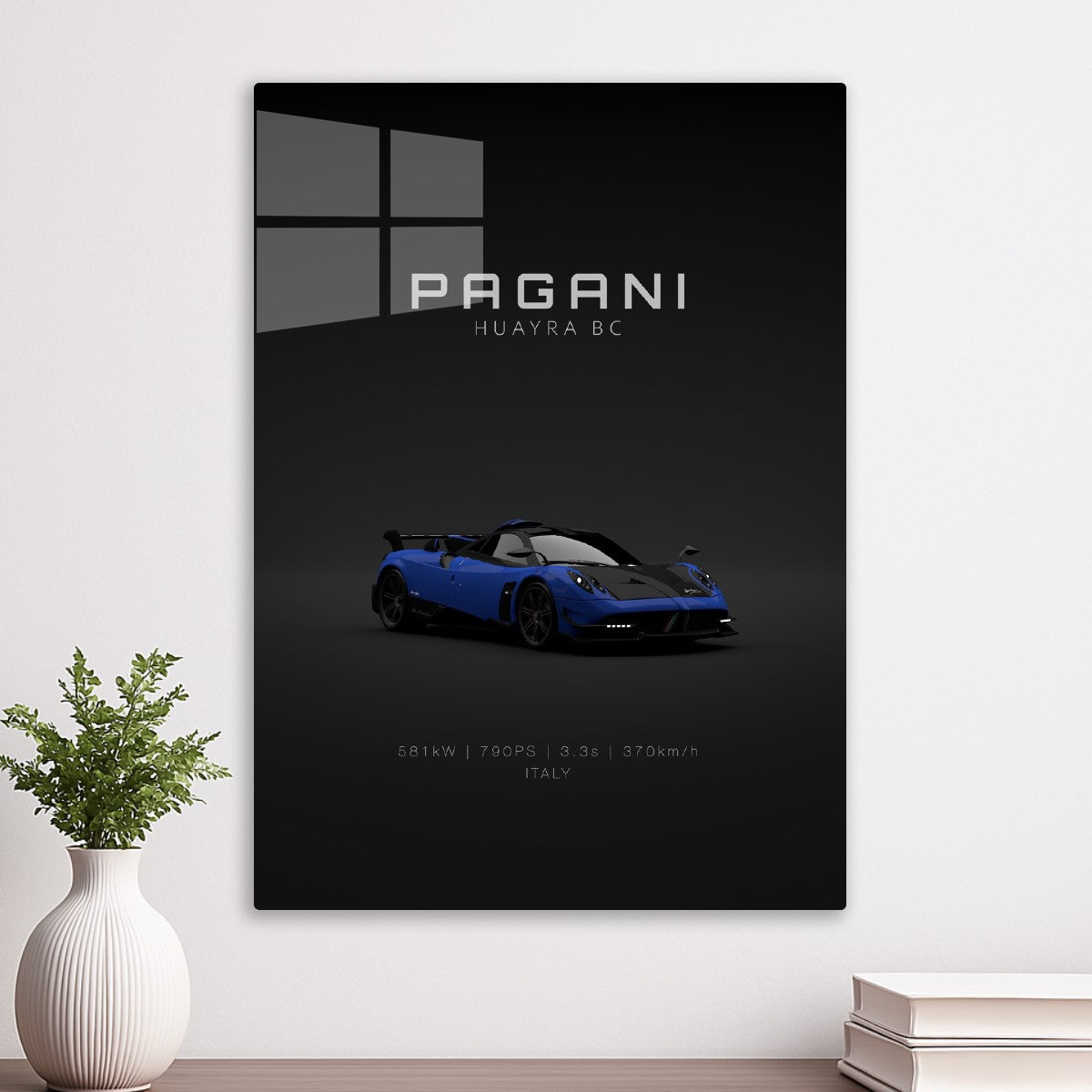 Pagani Huayra BC - Blue Front 