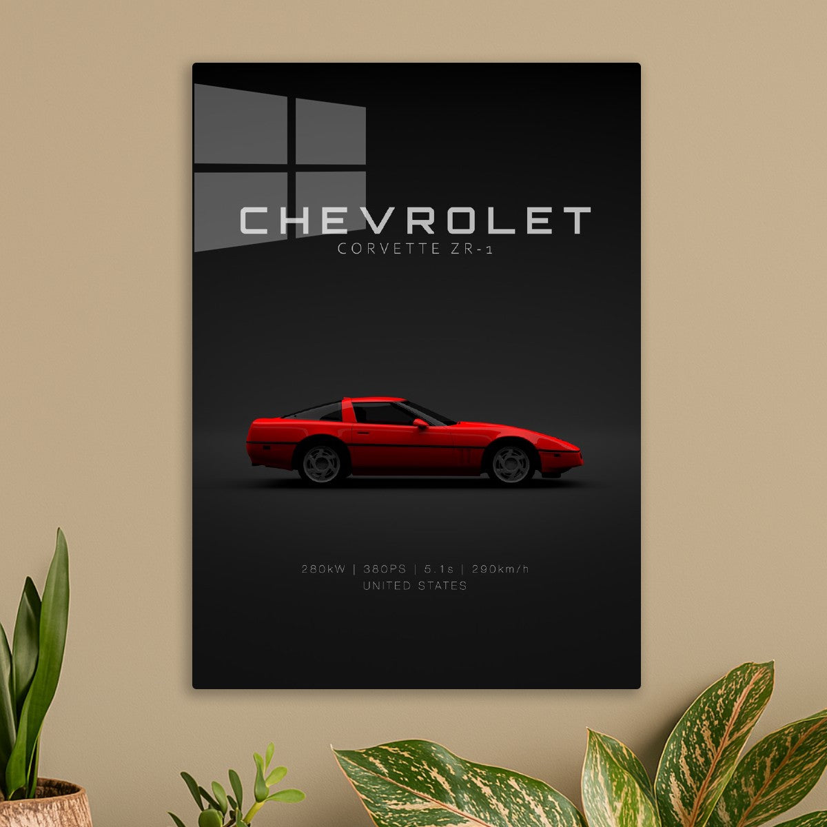 Chevrolet Corvette C4 ZR-1 Red