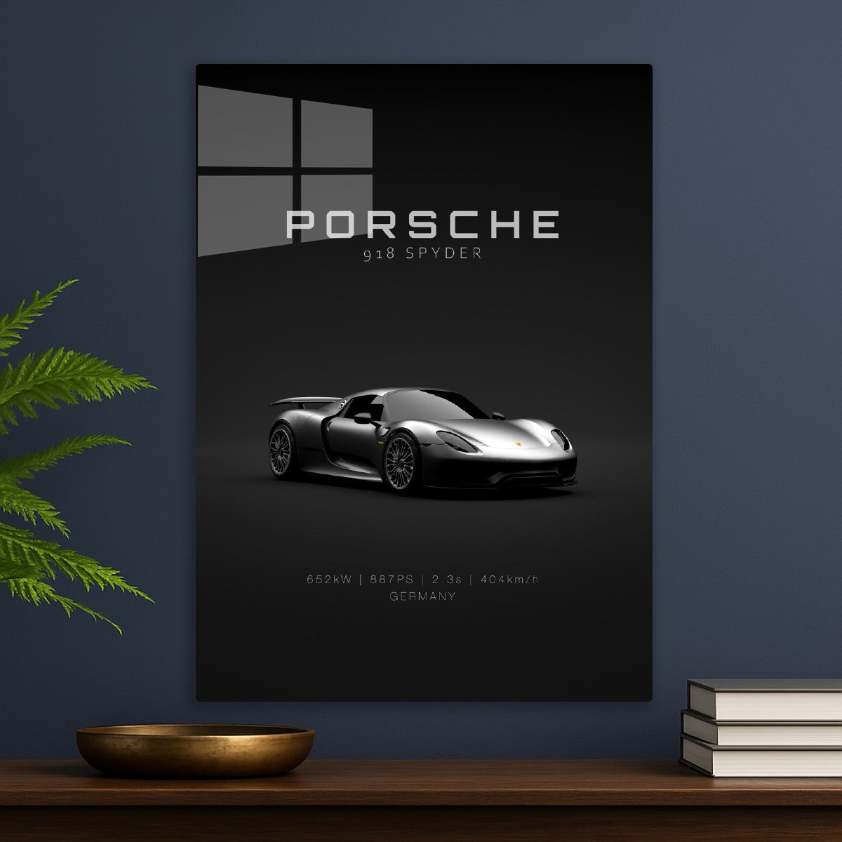 Porsche 918 Spyder Front Specs