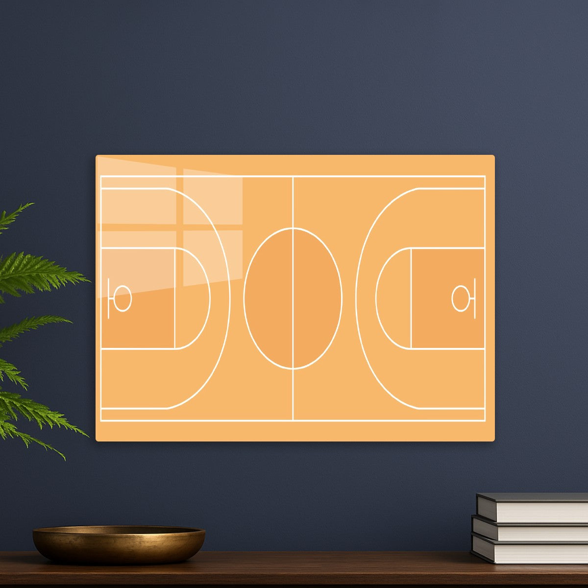 Stylized Basketball Court Mind