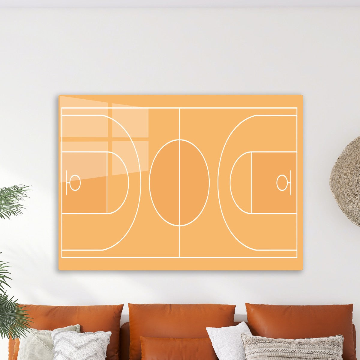 Stylized Basketball Court Mind