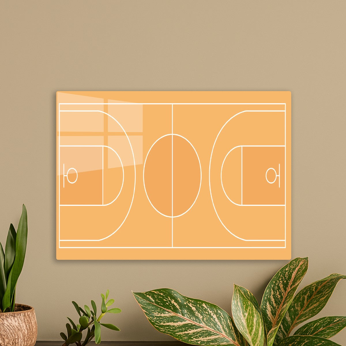 Stylized Basketball Court Mind