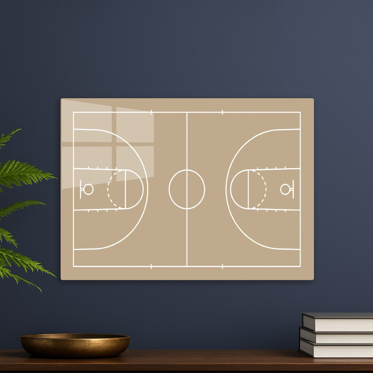 Minimalist Basketball Court
