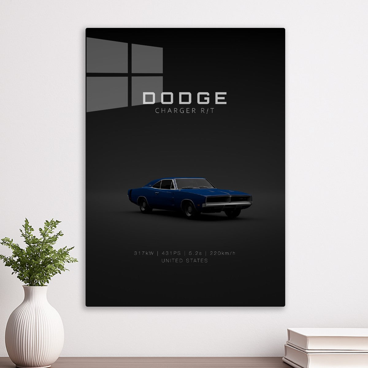 Dodge Charger RT 1969 - Blue F