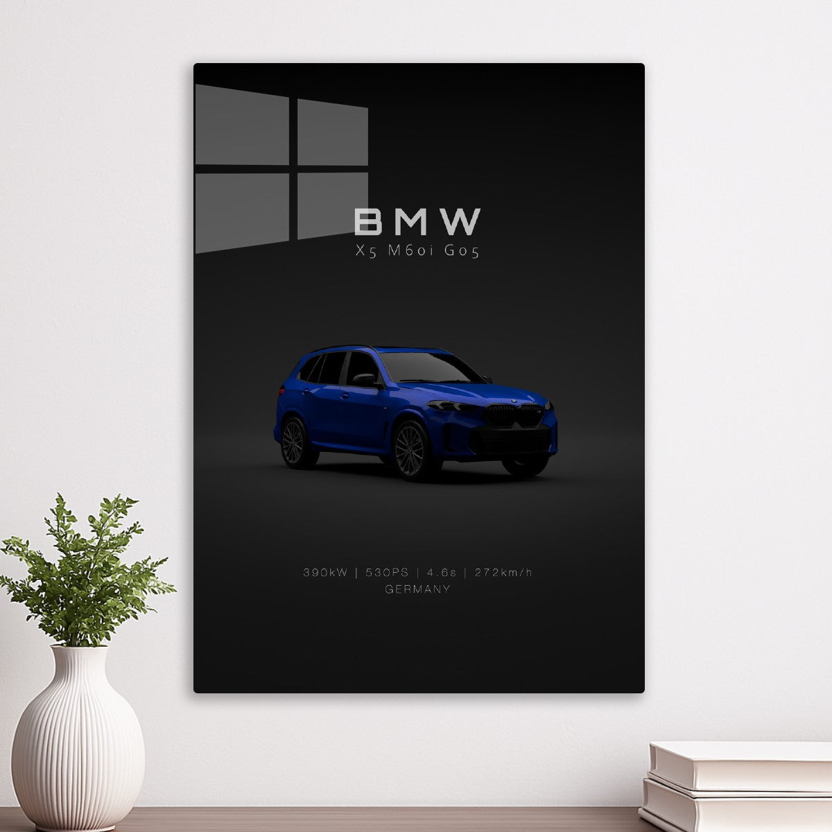 2024 BMW X5 Blue - Front Specs