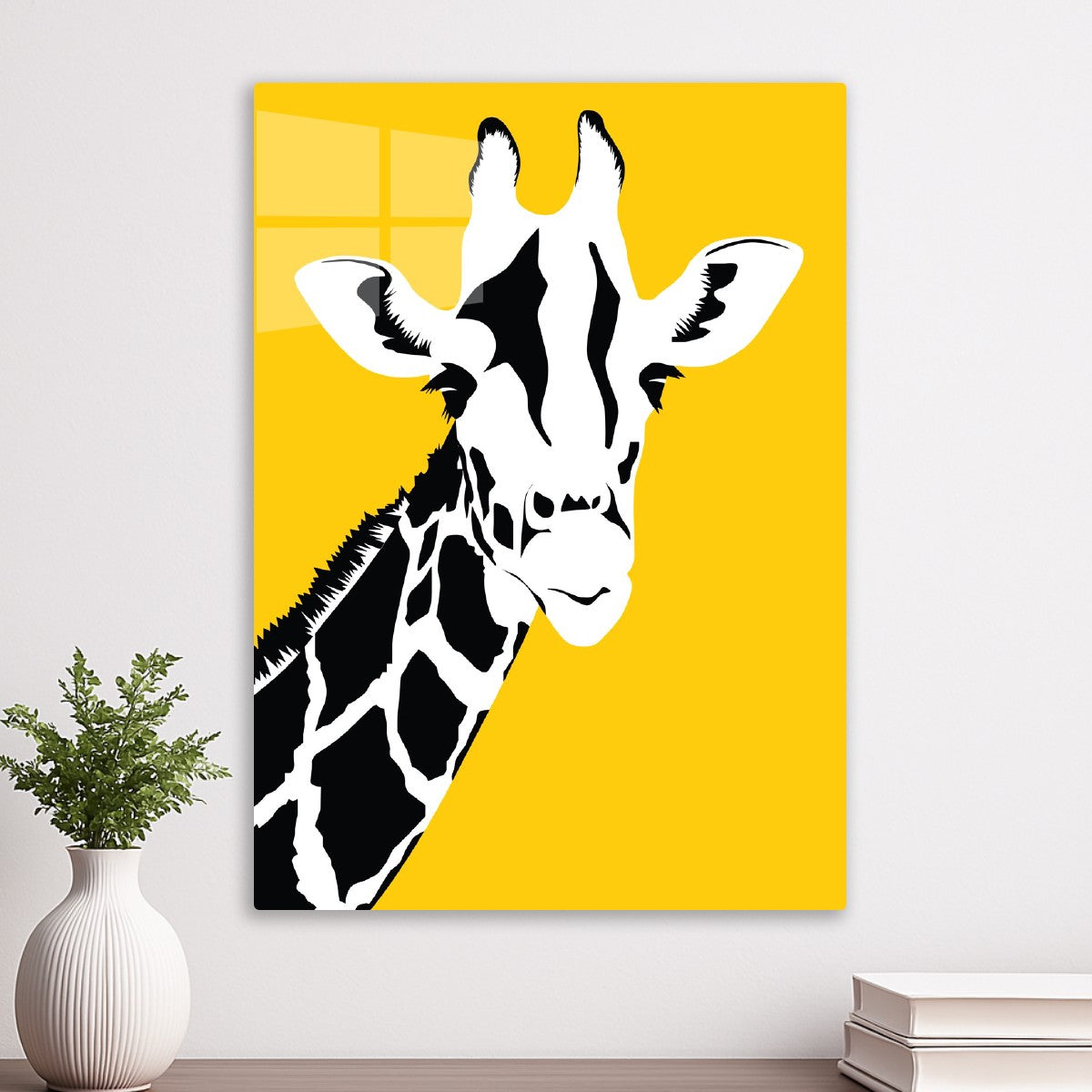 Graphic Giraffe Portrait