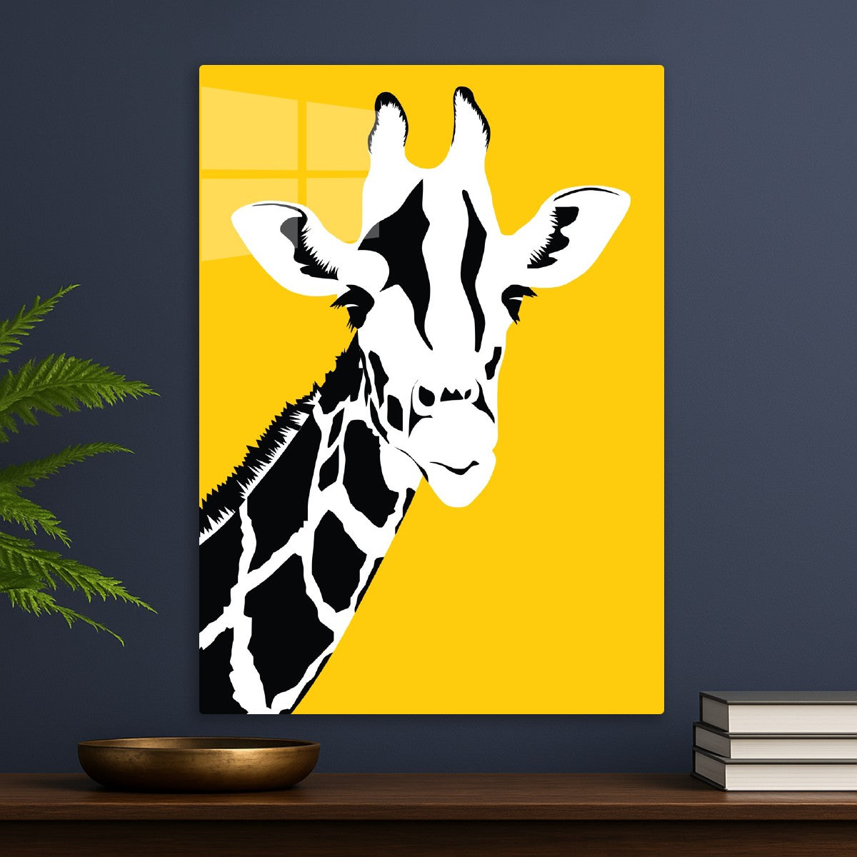 Graphic Giraffe Portrait