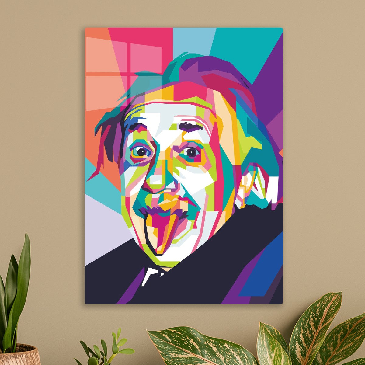 Vibrant Pop Albert Einstein