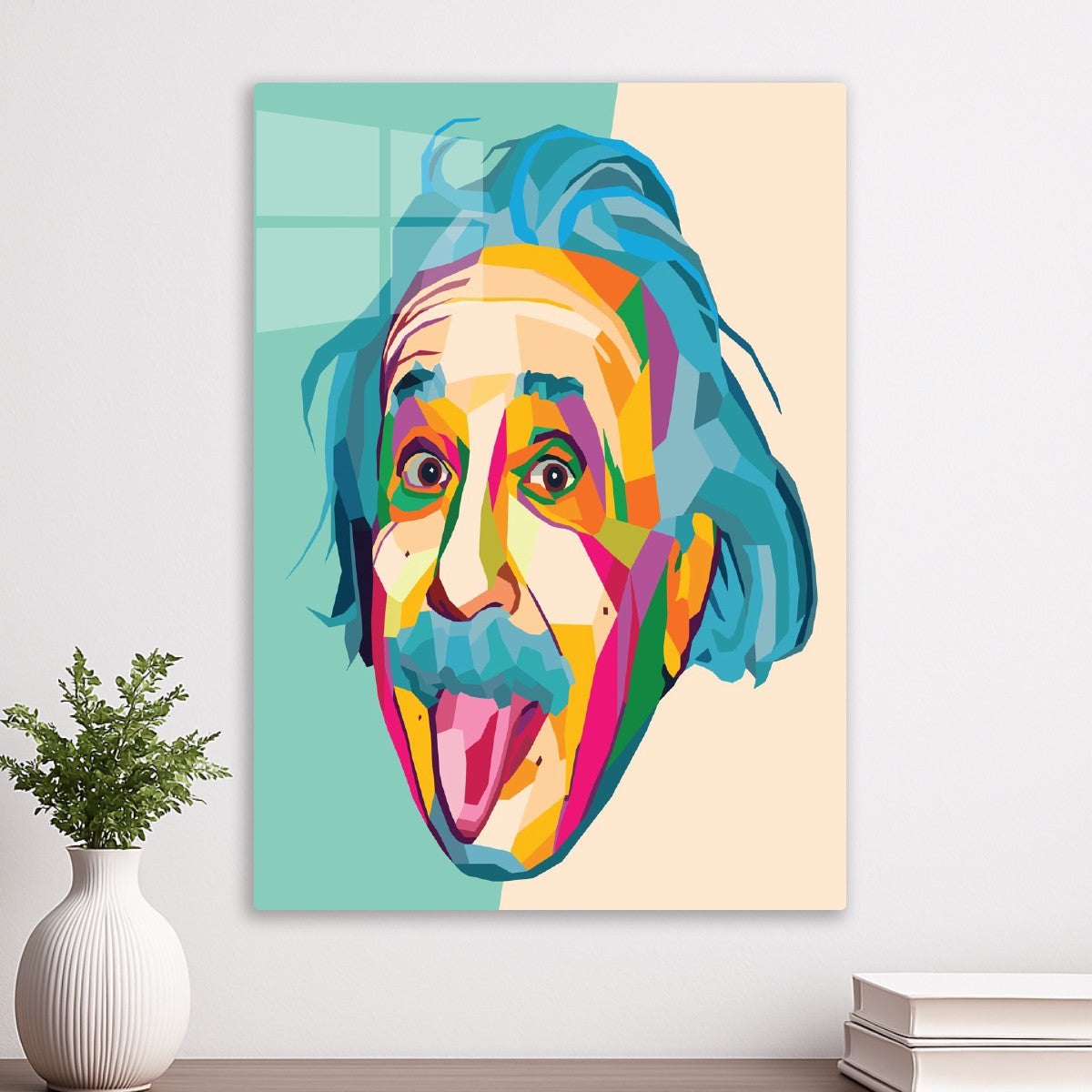 Colorful Albert Einstein