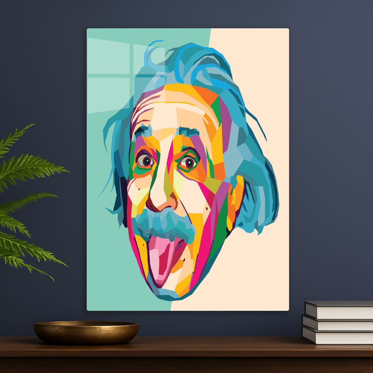 Colorful Albert Einstein
