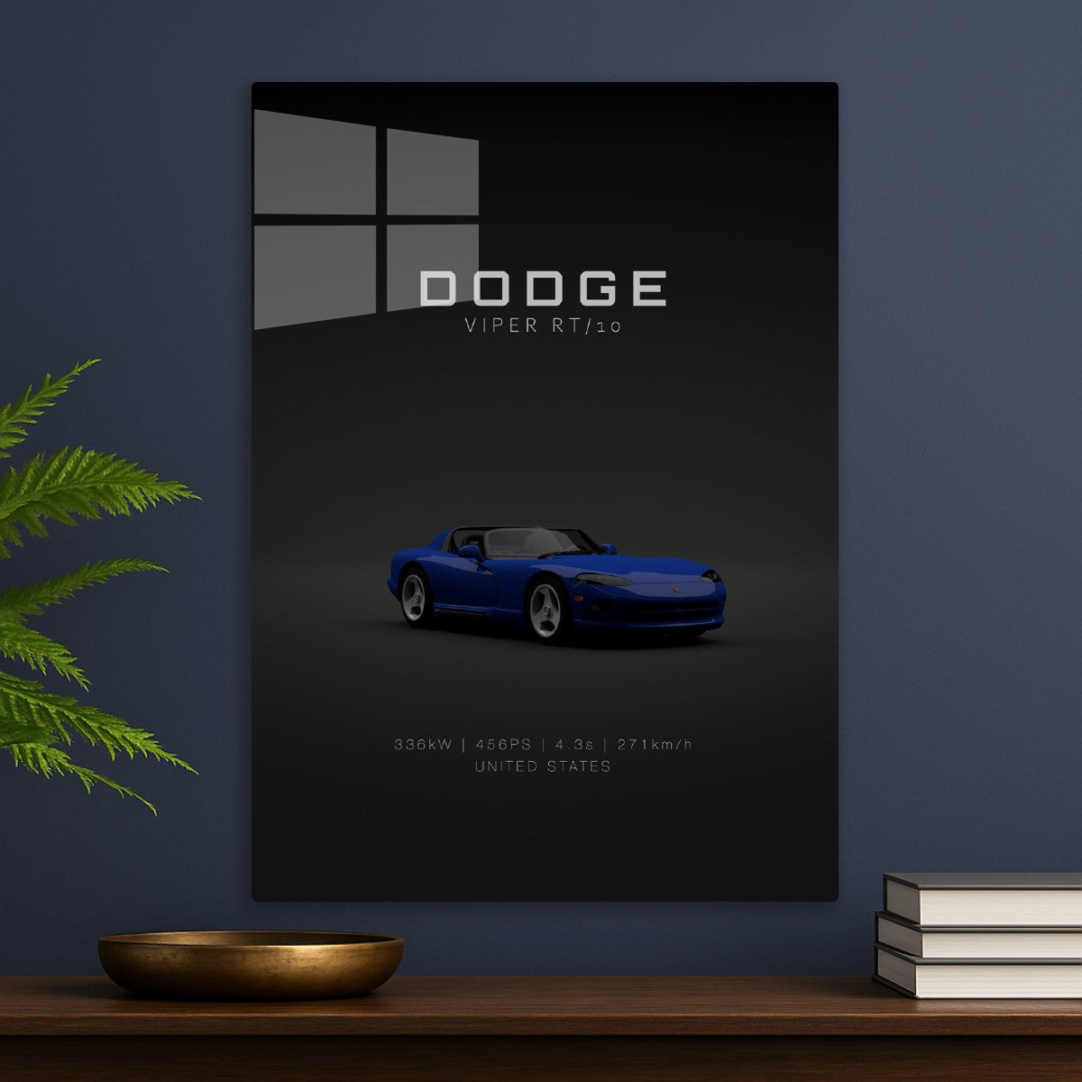 Dodge Viper RT-10 Blue Front S
