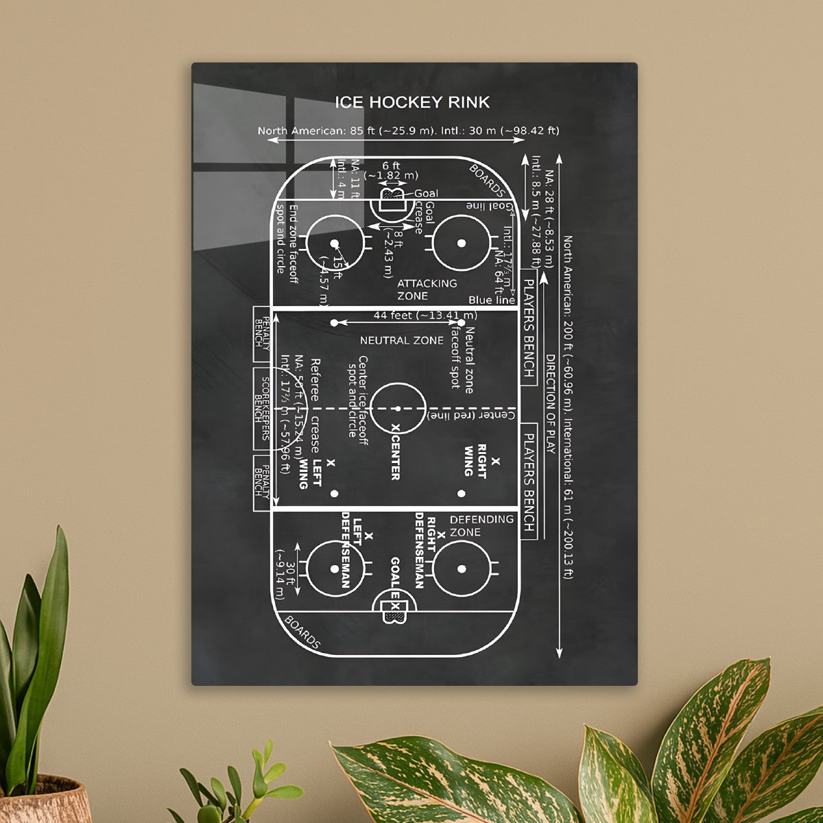 Ice Hockey Rink Diagram