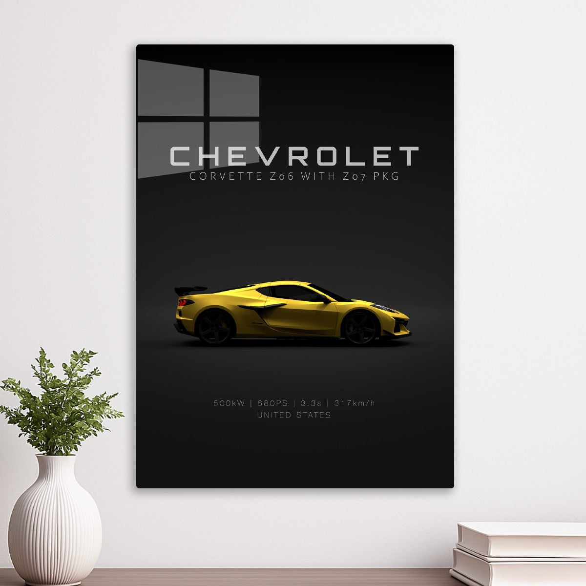 Chevrolet Corvette C8 Yellow S