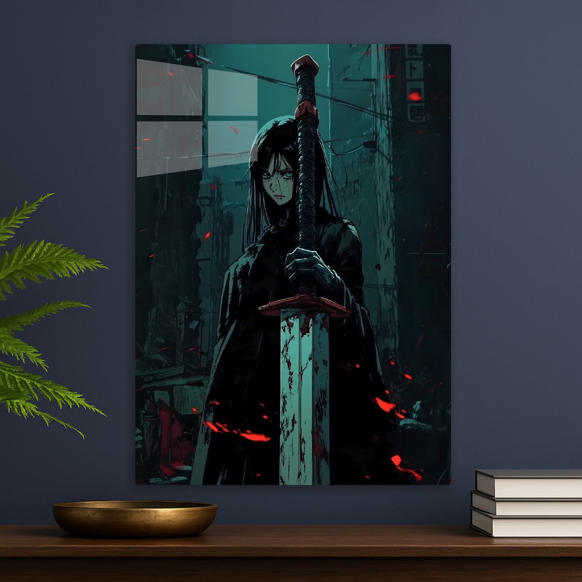 Dark Anime Warrior Girl