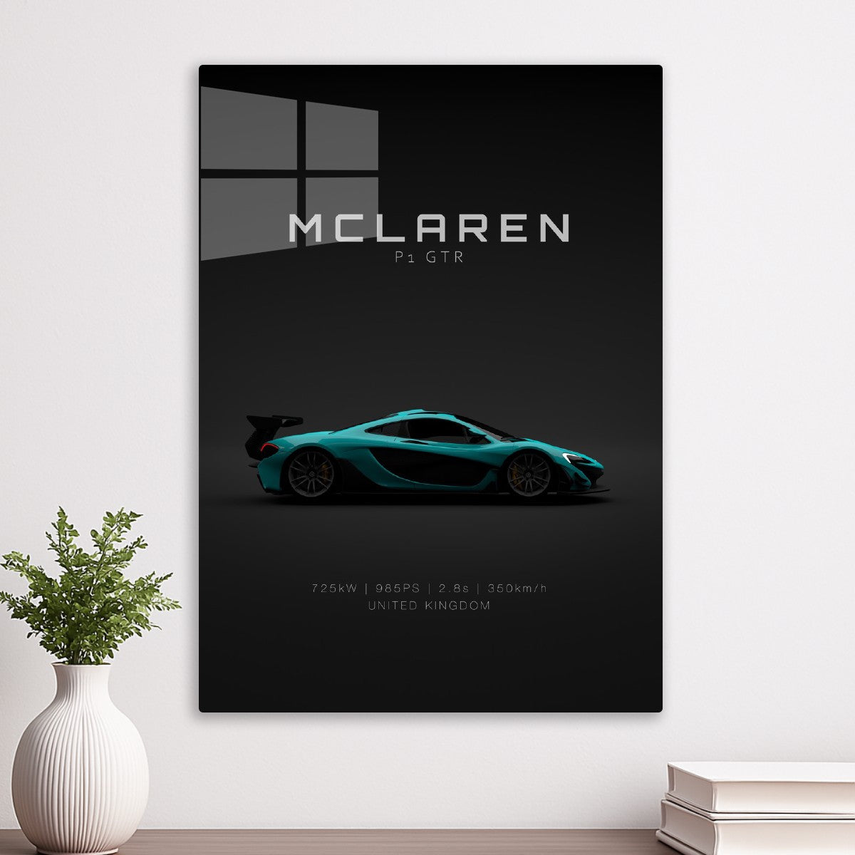McLaren P1 GTR - Cyan - Specs