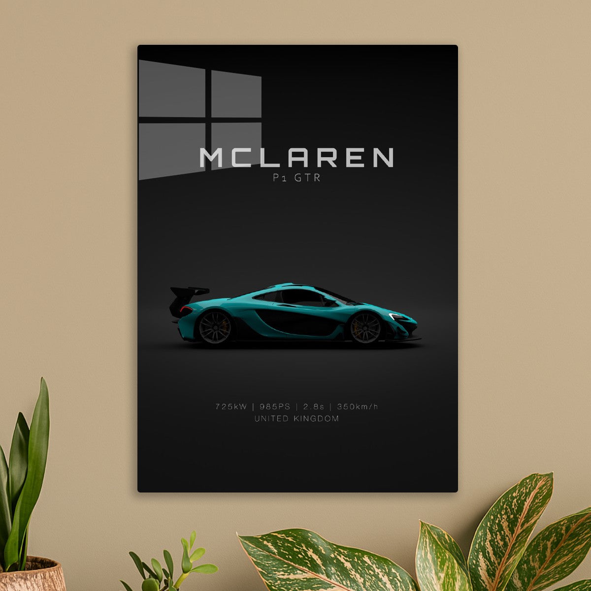 McLaren P1 GTR - Cyan - Specs