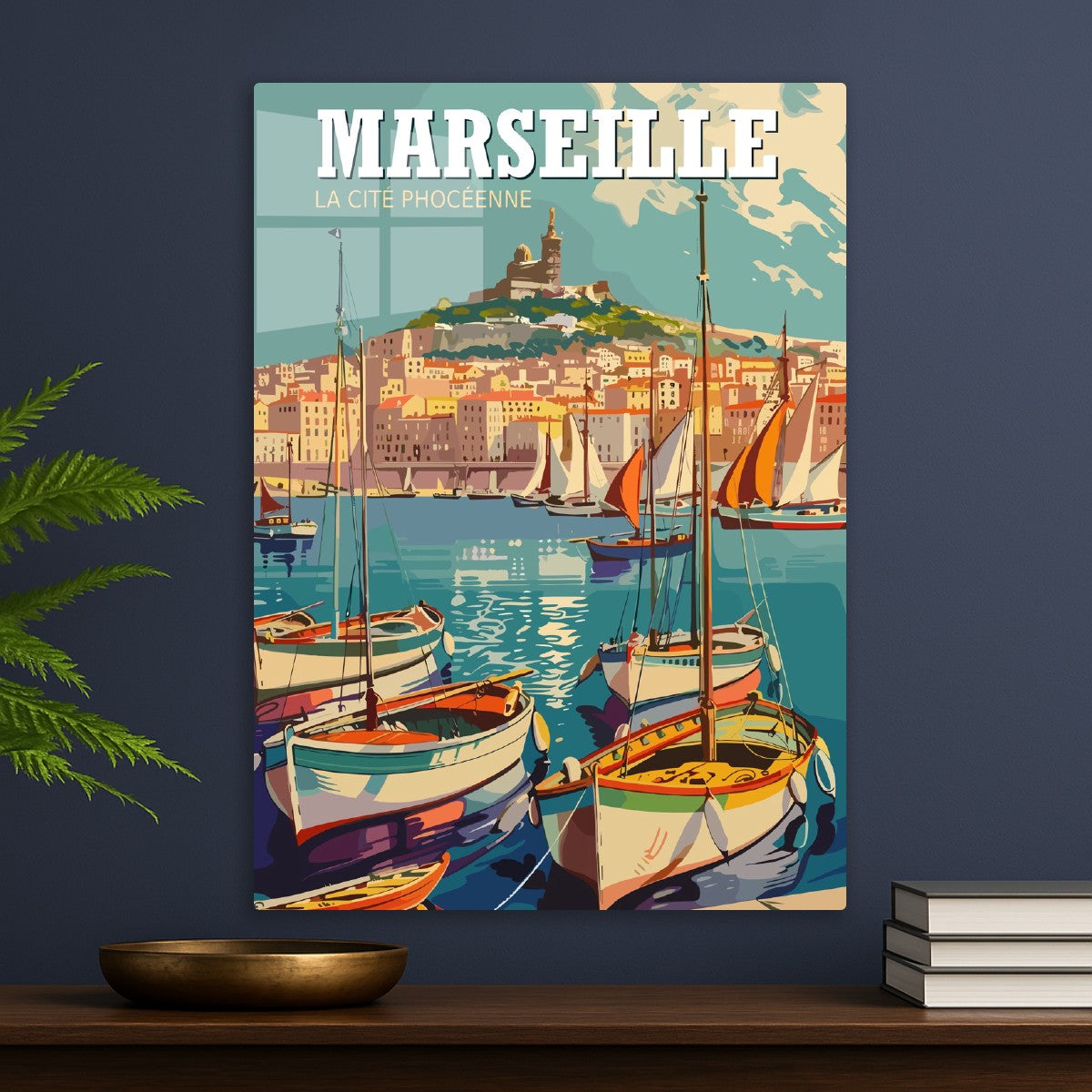 Marseille Seaside Boats View