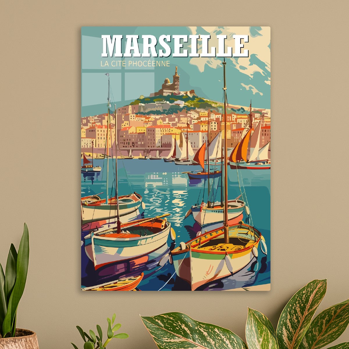 Marseille Seaside Boats View