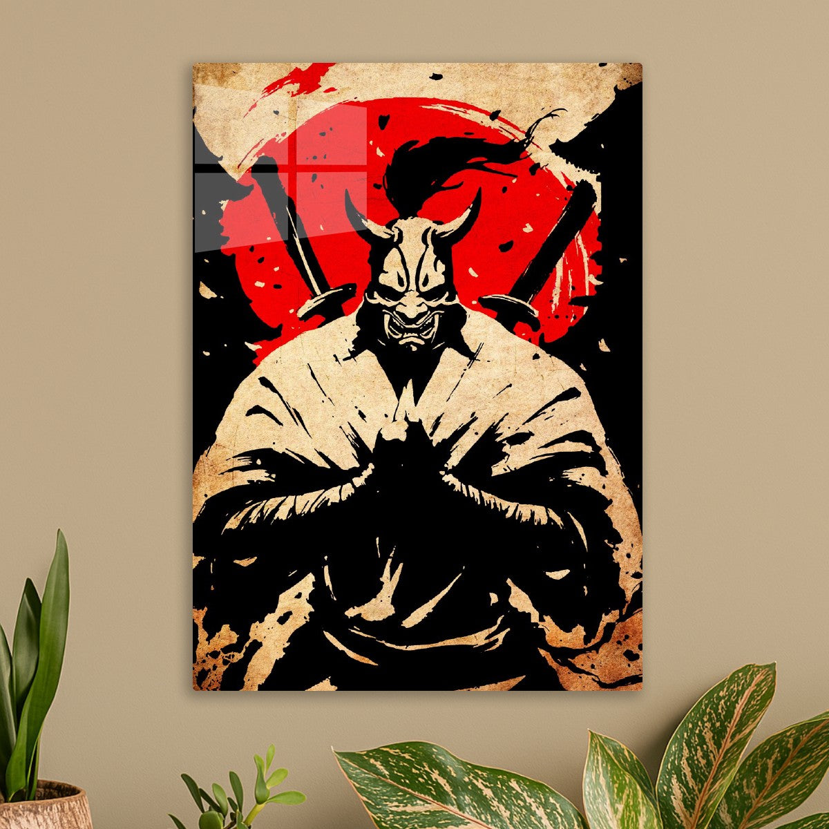 Japanese Demon Mask Samurai 
