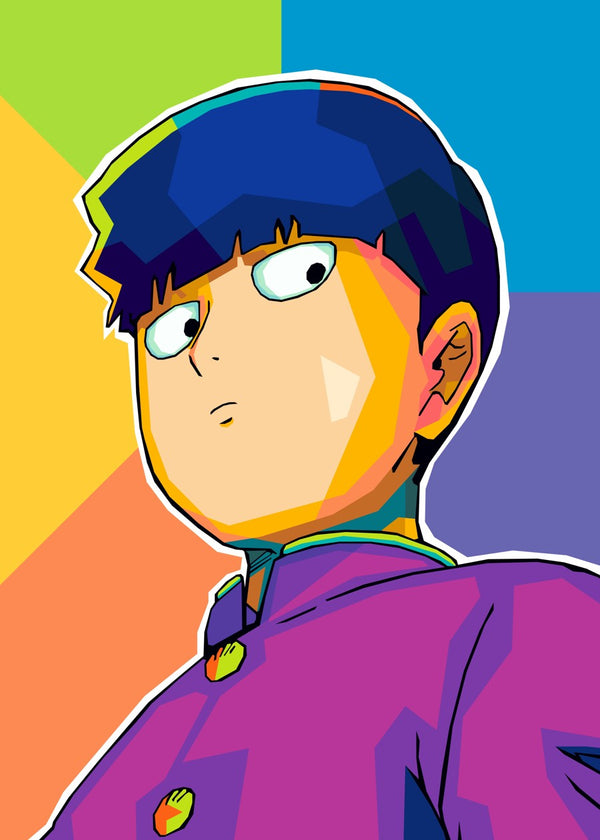 Shigeo Kageyama pop art, Mob Psycho 100