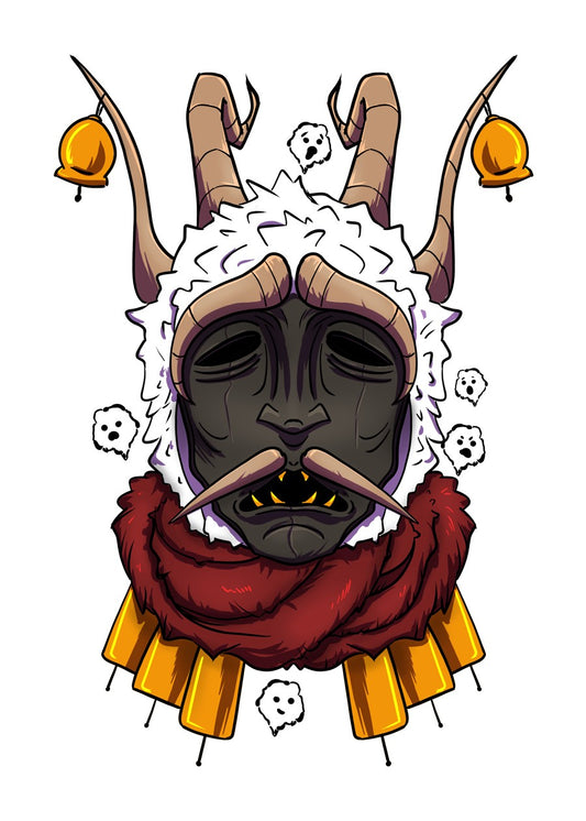 Bulgarian Kuker Pagan Mask