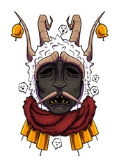 Bulgarian Kuker Pagan Mask
