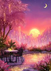 Enchanted Cityscape at Dusk