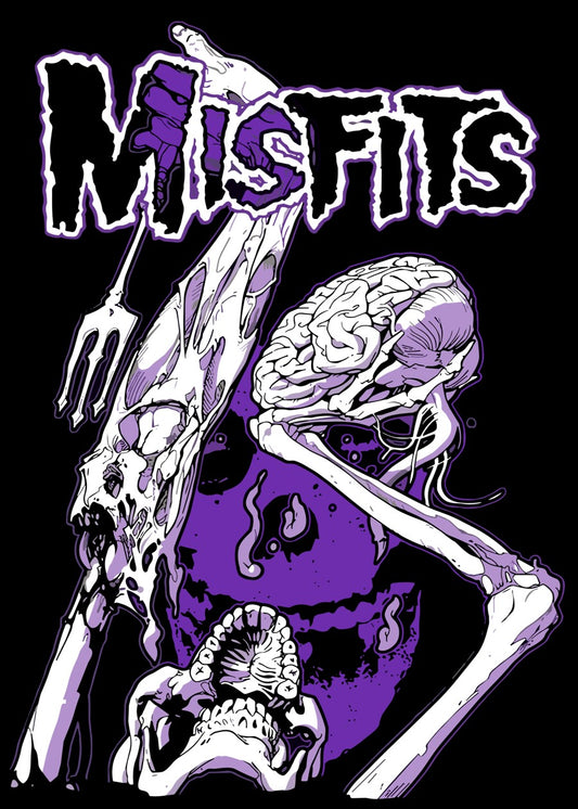 Misfits Purple Skeleton