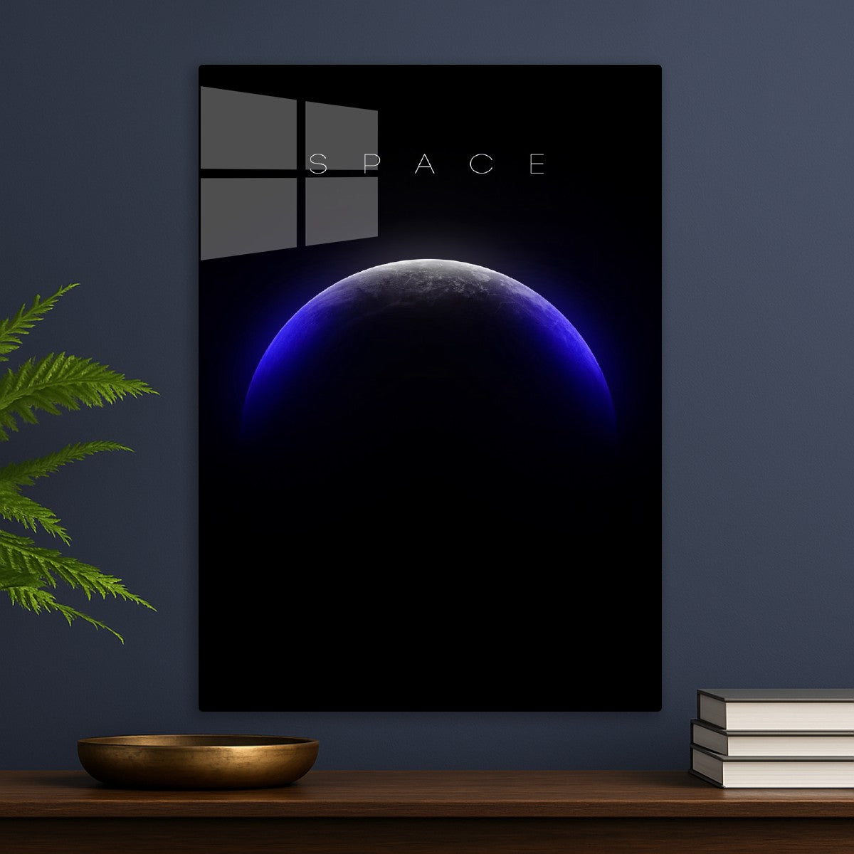 Space Blue Glow
