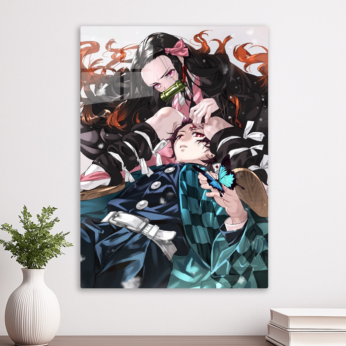 Nezuka and Tanjiro Kamado