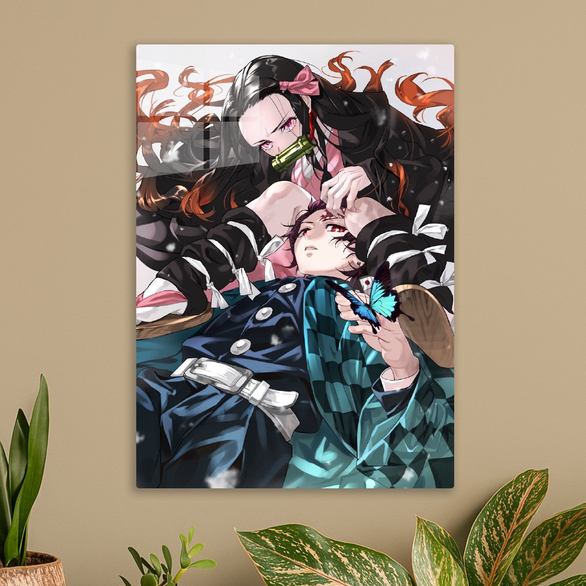 Nezuka and Tanjiro Kamado