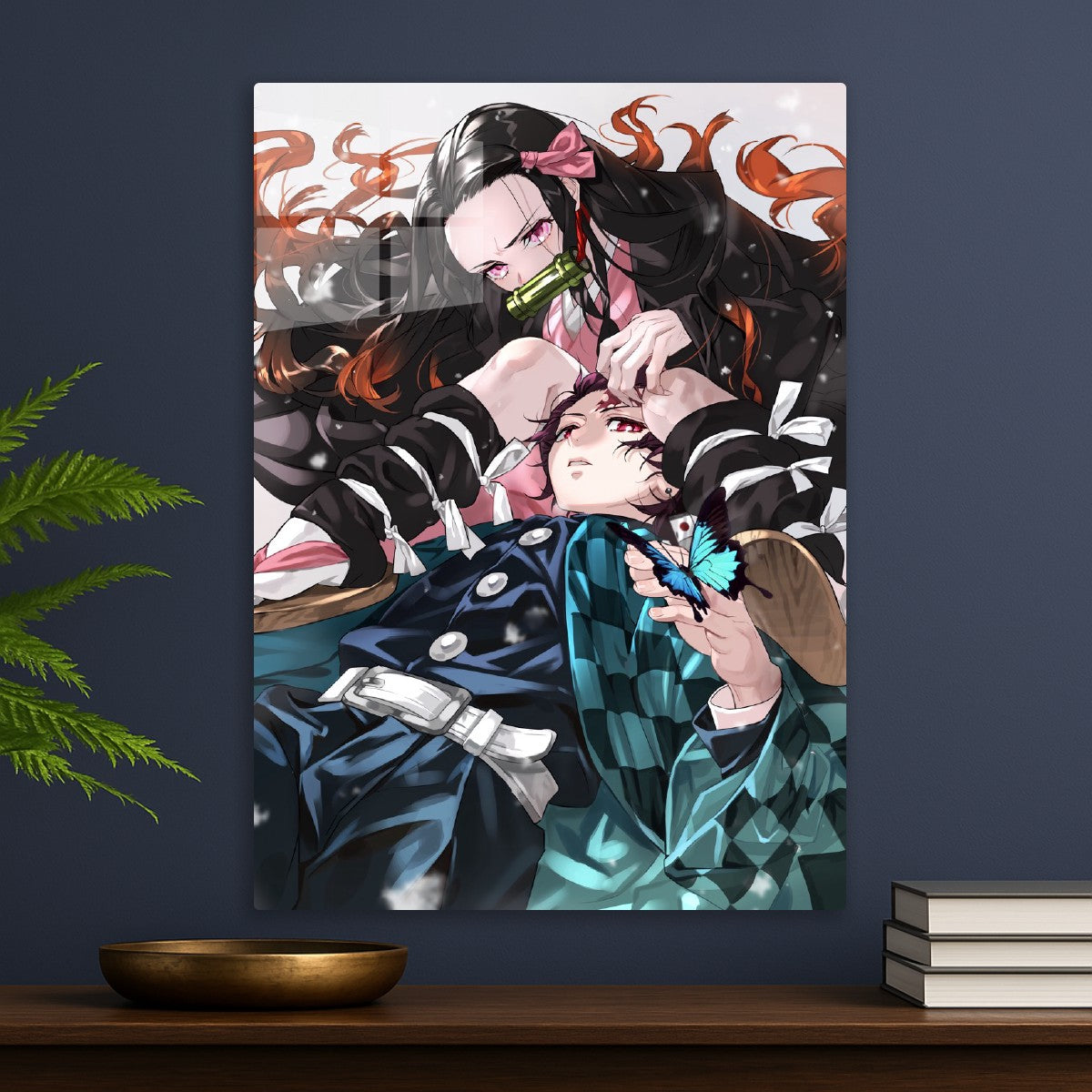 Nezuka and Tanjiro Kamado