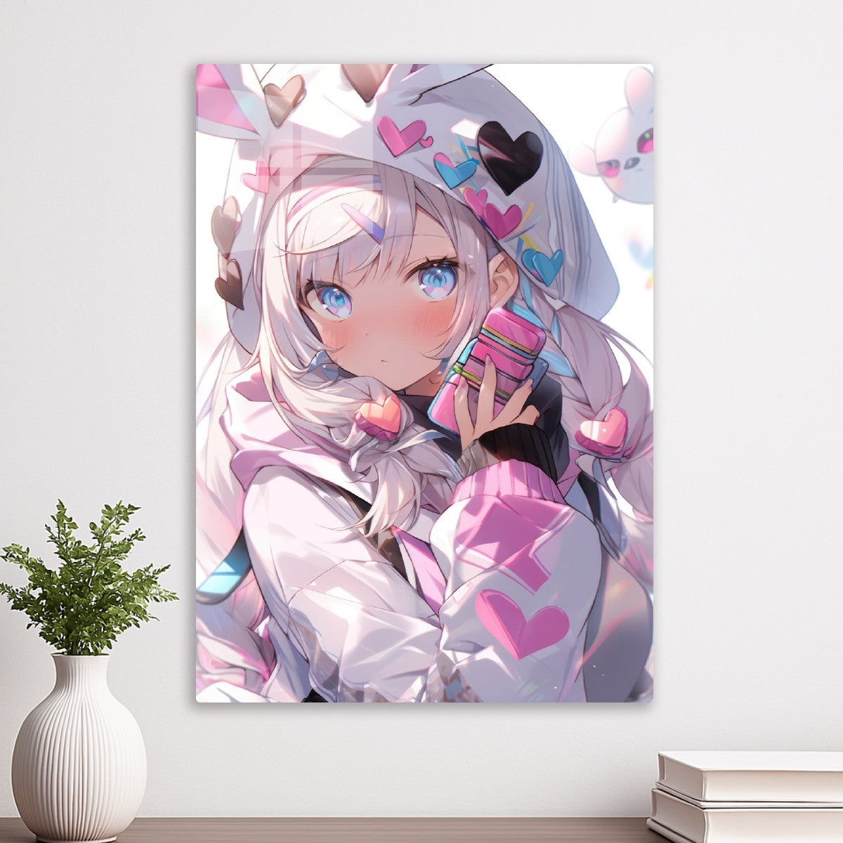 Cute Bunny-eared hoodie Girl