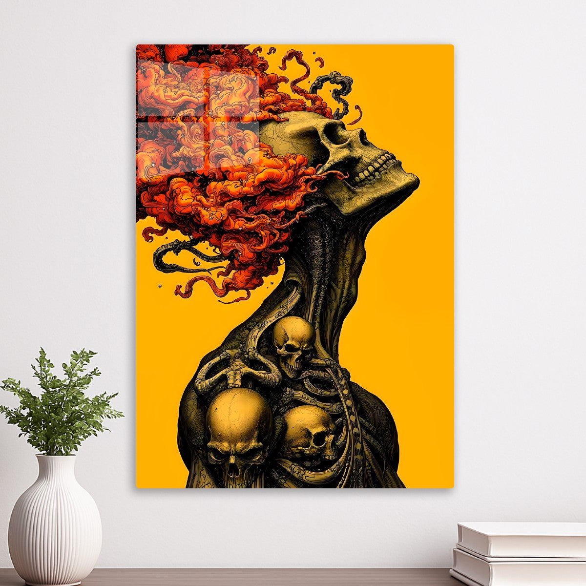 Surreal Skull Fiery Sovereign 